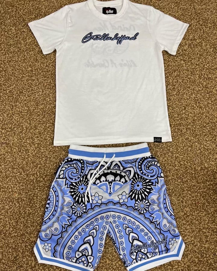 Blue Bandana Set