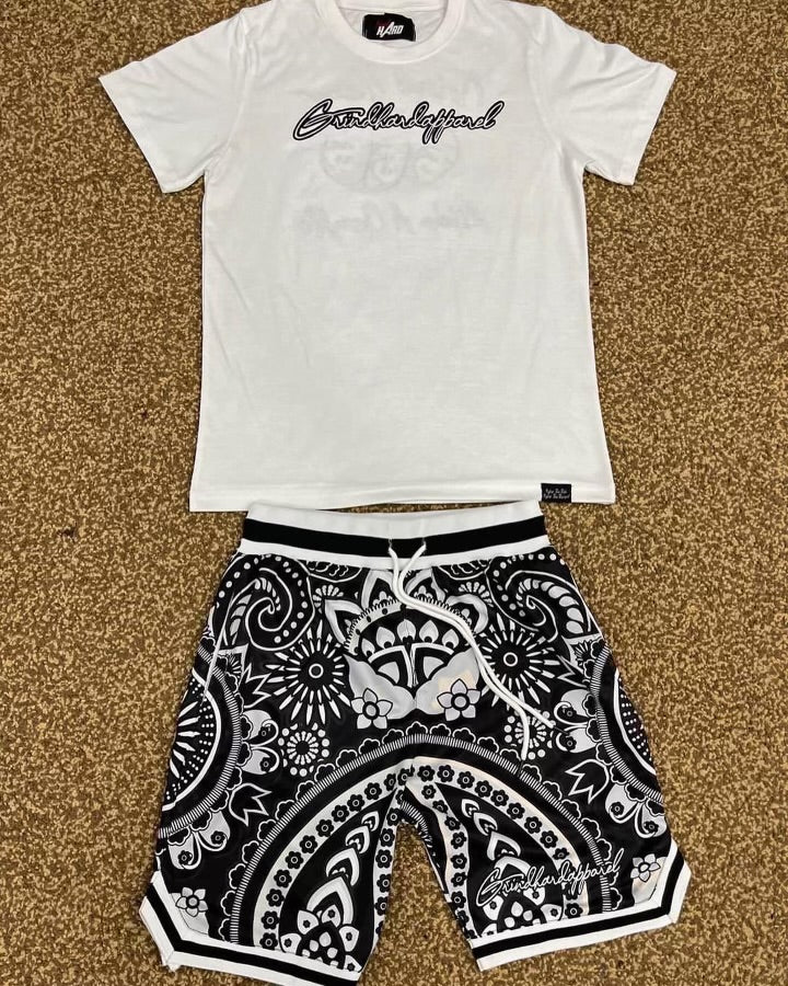 Black Bandana Set