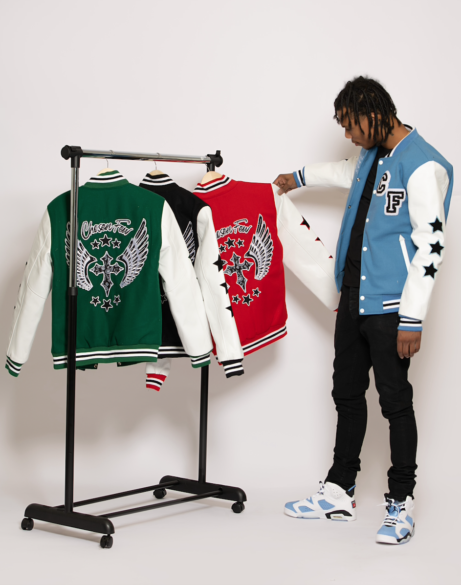 Blue Chosen-Few Varsity Jacket